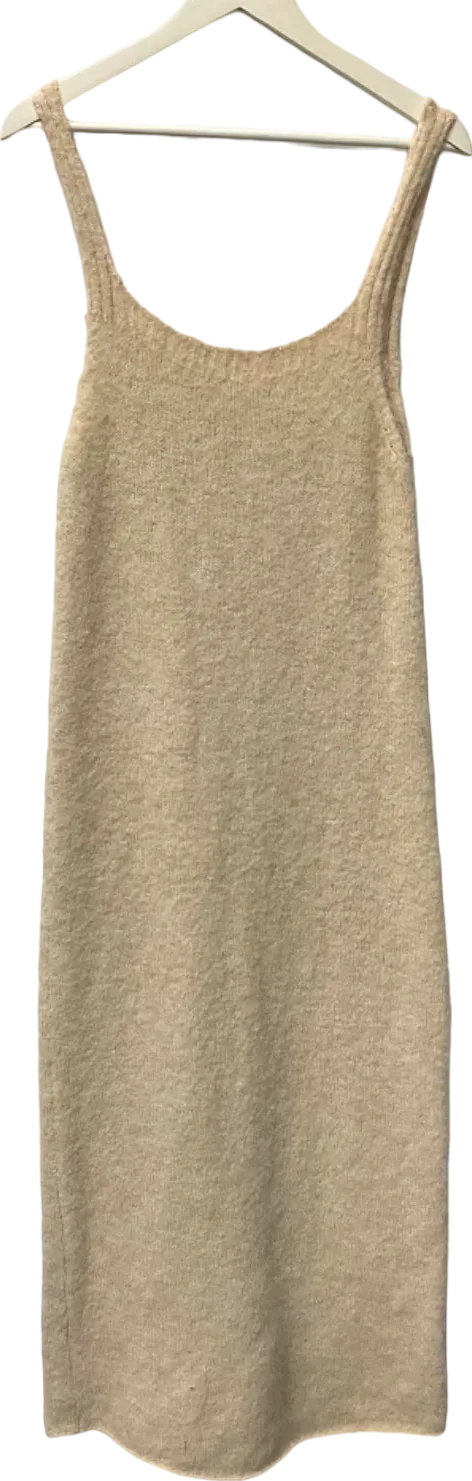 ASOS Edition Cream Knitted Dress UK S