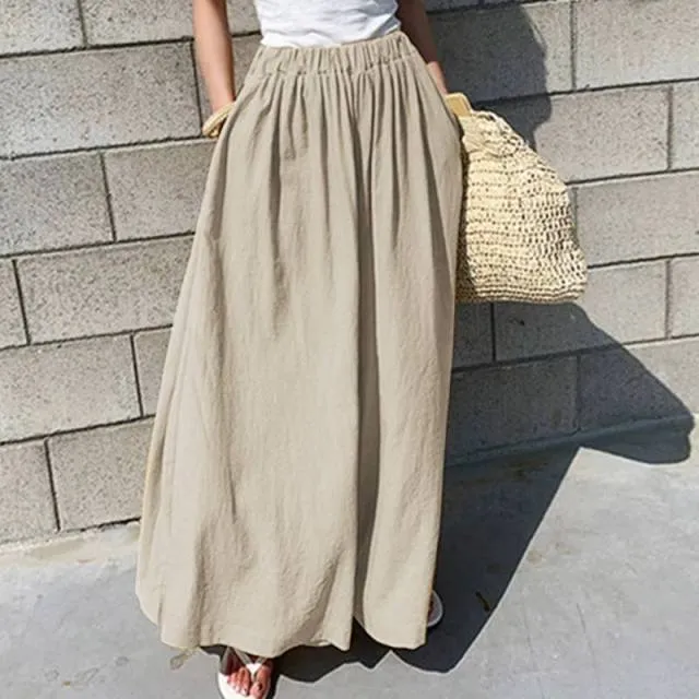 Boho Style Wide Leg Trousers