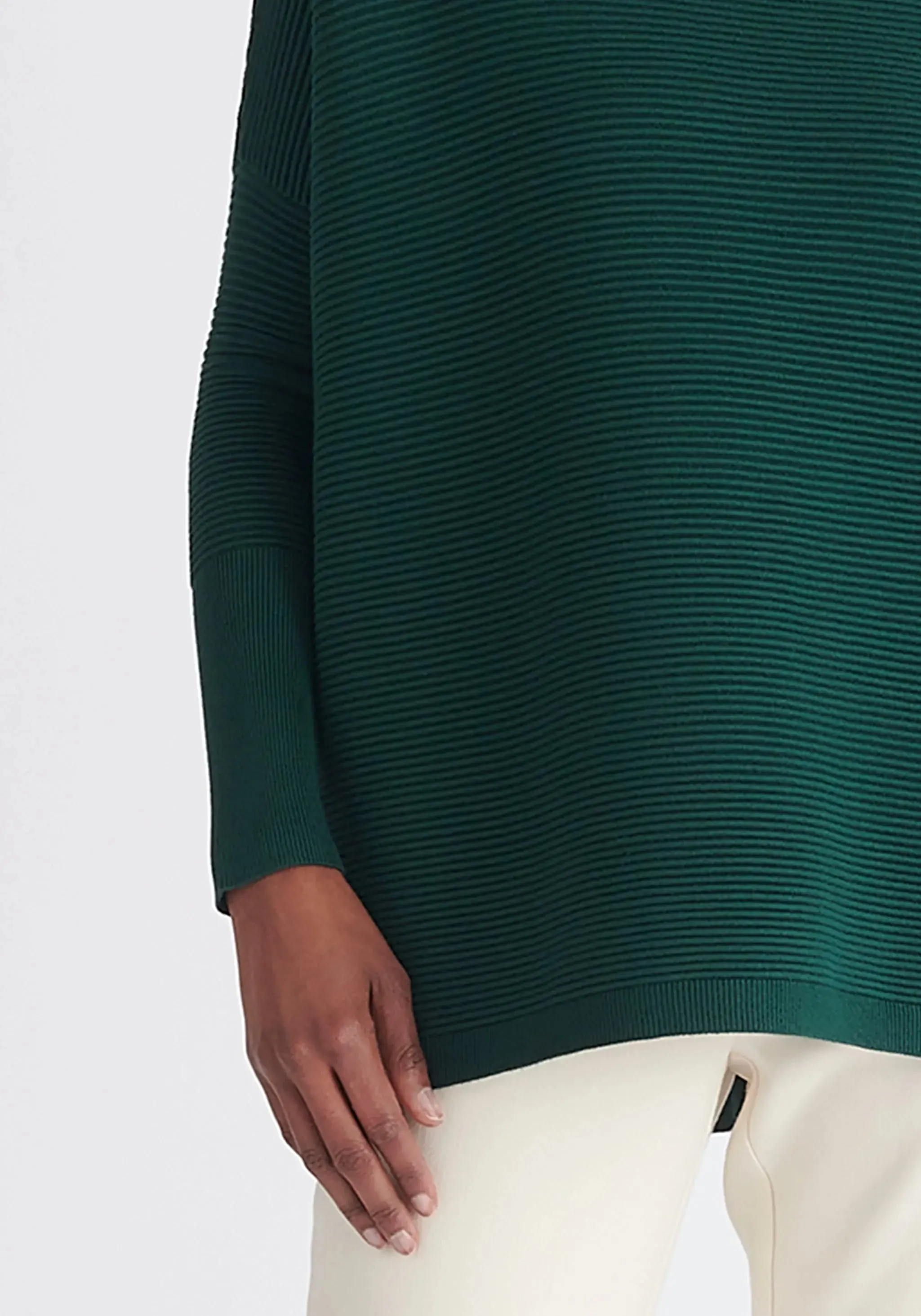 Green Paisie Ribbed Jumper