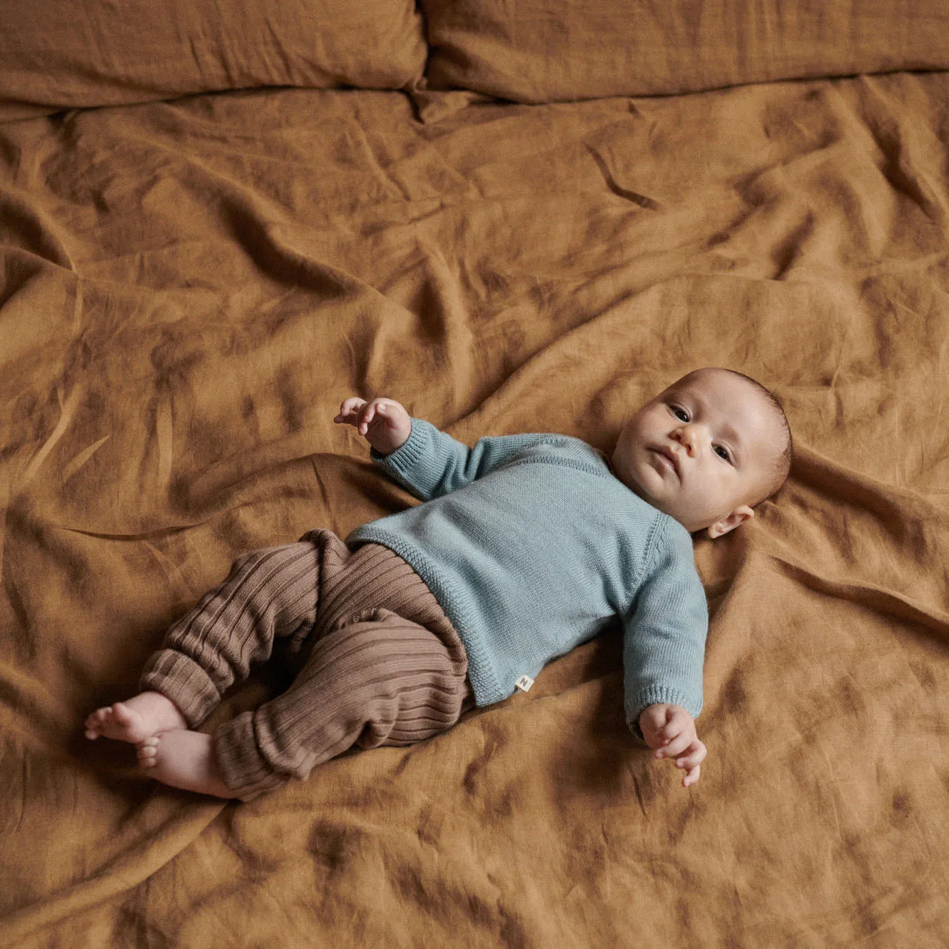 Nature Baby Lou Pants Cotton Knit - Cub
