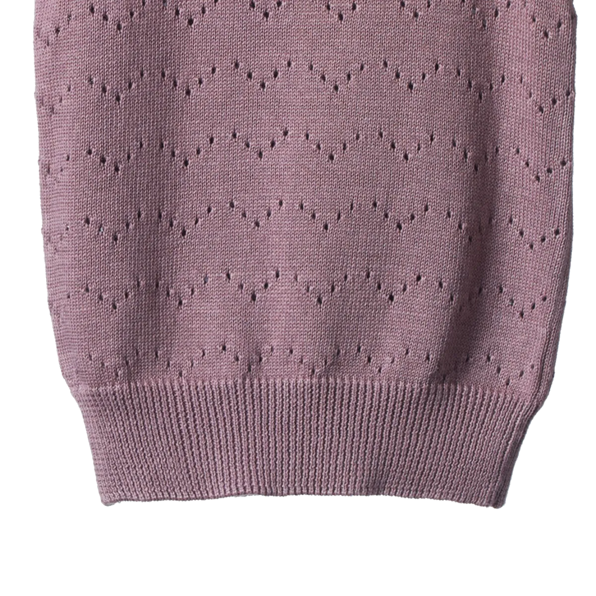 Nature Baby Mathilde Vest - Twilight Pointelle