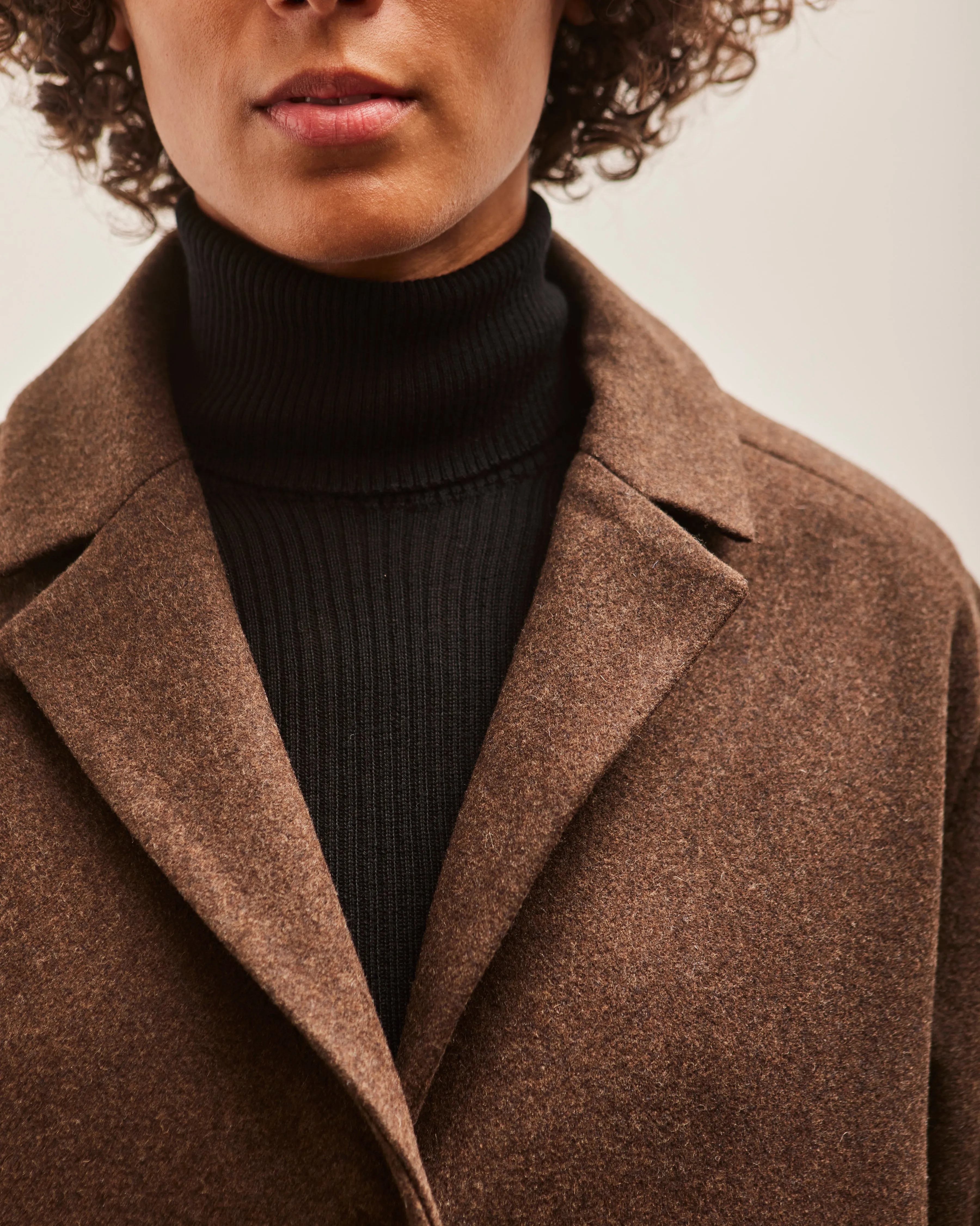 YMC Eno Wool Coat, Brown